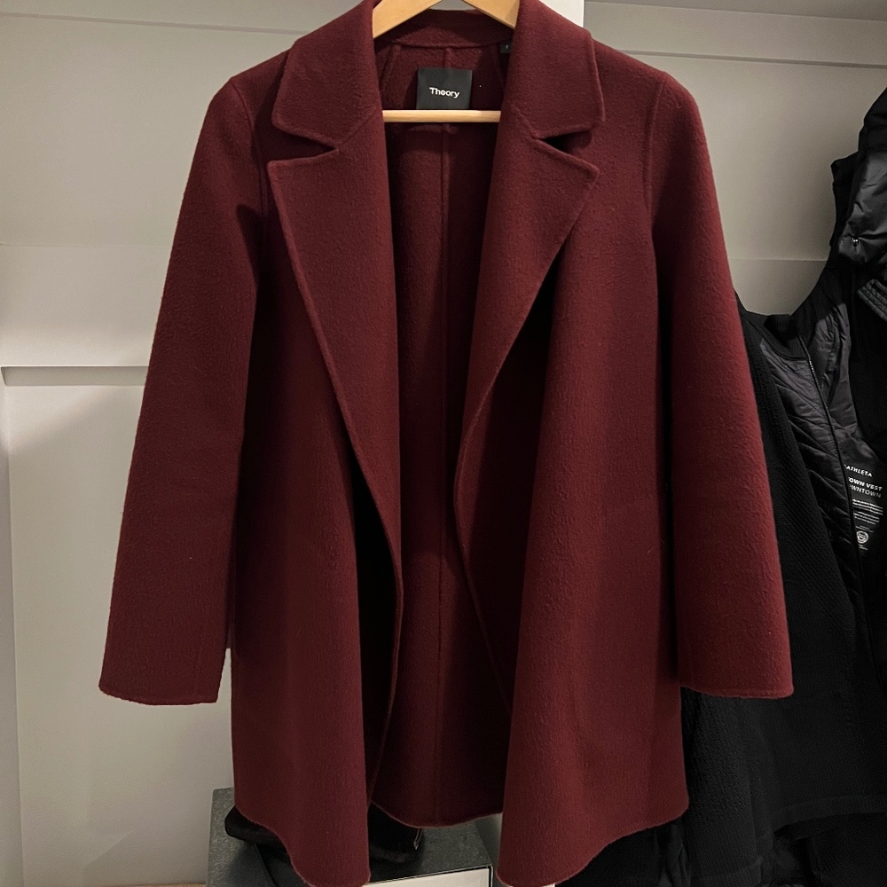 Theory Cashmere/Wool Coat - Like New